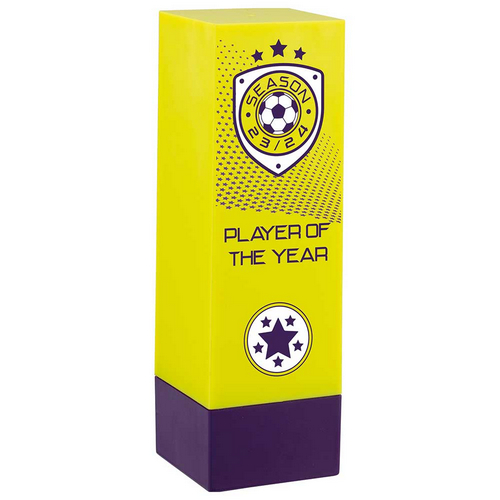 Prodigy Tower Football Trophy | Yellow