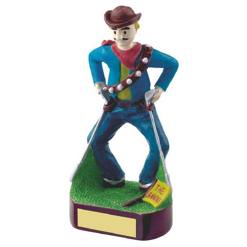 Snoopee Golf Trophy | The Bandit Humorous Golf Trophy | 180mm | G7