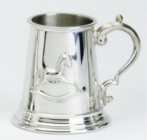 Childs Mug | Rocking Horse | Sheffield Pewter | Hand Made