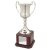 Nickel Plated Trophy Cup on Wood Base | 430mm | T.8607 - SV765