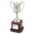 Nickel Plated Trophy Cup on Wood Base | 335mm | T.7563 - SV762