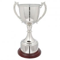 Traditional Nickel Plated Trophy Cup | 420mm |