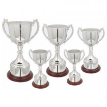 Traditional Nickel Plated Trophy Cup | 420mm |