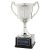 Nickel Plated Trophy Cup on Black Weighted Base | 355mm | B60 - SV804