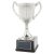 Nickel Plated Trophy Cup on Black Weighted Base | 325mm | B65 - SV803