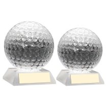 Crystal Golf Ball Trophy | 76mm |