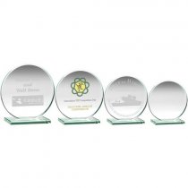 Perfect Jade Crystal Corporate Award |10mm thick | 108mm |