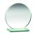 Perfect Jade  Crystal Corporate Award |10mm thick | 108mm |  - TP32A