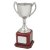 Nickel Plated Trophy Cup on Wood Base | 365mm | T.7564 - SV869