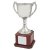 Nickel Plated Trophy Cup on Wood Base | 400mm | T.8607 - SV871