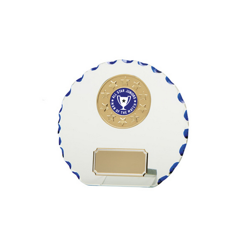 Jade Motion Glass Plaque Trophy | 90mm | E1432B |