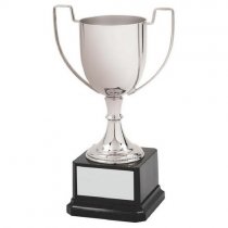 Contemporary Nickel Plated Trophy Cup | 210mm | S58