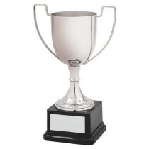 Contemporary Nickel Plated Trophy Cup | 240mm | S31