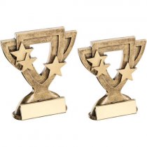 Celebrate Mini Cup Trophy | Takes your own badge | 108mm |