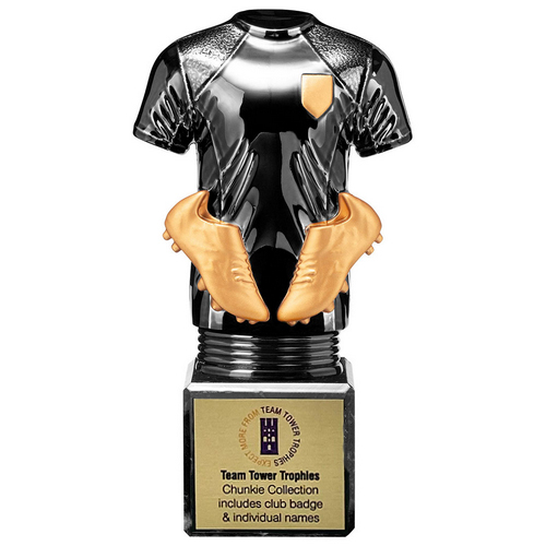 Black Viper Legend Football Strip Trophy | 165mm | S7