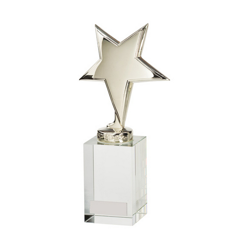 Dallas Crystal & Chrome Trophy | 185mm | S25