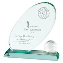 Muirfield Jade Glass Trophy | 195mm |