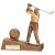 Horizon Golf Male Resin Figure Gold | 195mm | G9 - RF22198A