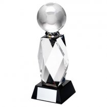 Cavern Crystal Football Trophy | 165mm | S23