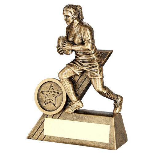 Micro Rugby Trophy | Female | 102mm |