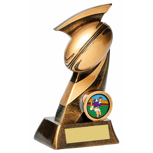 Scimitar Rugby Ball Trophy | 150mm | G6