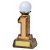 Hole in One Golf Trophy | Ball not Included | Resin | 125mm | G24 - RS074