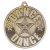 Cascade Dance Iron Medal | Antique Gold | 50mm - MM19041G