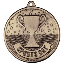 Cascade Sports Day Iron Medal | Antique Gold | 50mm