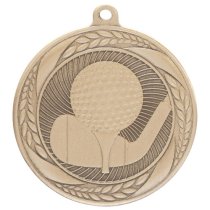 Typhoon Golf Medal | Gold | 55mm
