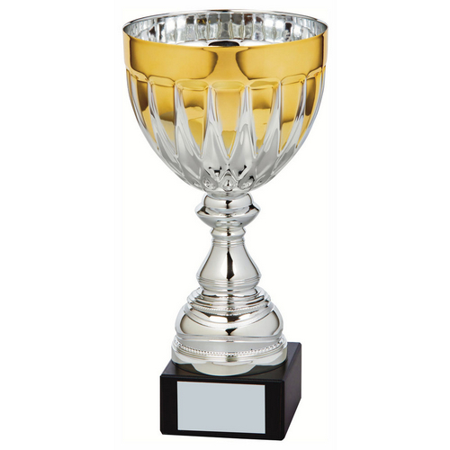 Jet Silver & Gold Bowl Trophy | Metal Bowl | 320mm | S52