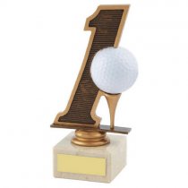 Hole in One Golf Trophy | Ball not Included | Plastic | 160mm | G6