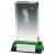 Jade Glass Golf Trophy with Green Base (In Presentation Case) | 115mm | S6 - T3884