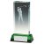 Jade Glass Golf Trophy with Green Base (In Presentation Case) | 130mm | S6 - T3885