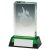 Jade Glass Golf Trophy with Green Base (In Presentation Case) | 100mm | S6 - T3886