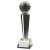 Crystal Column Golf Ball Trophy (In Presentation Case) | 240mm | S24 - T3880