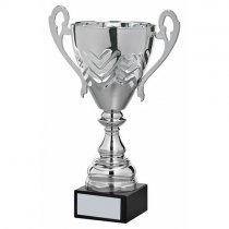 Chevron Silver Presentation Trophy Cup | Metal Bowl | 290mm | S31