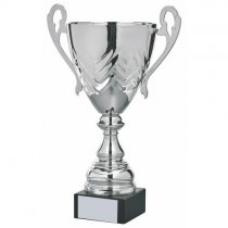 Chevron Silver Presentation Trophy Cup | Metal Bowl | 420mm | T.3187