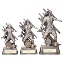 Focus Womens Football Trophy | Silver | 150mm | G24