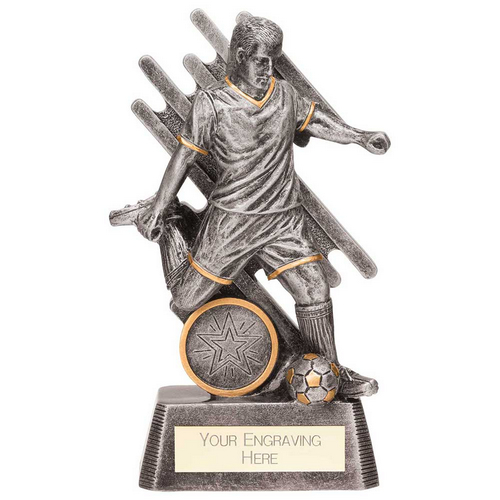 Focus Football Male Trophy Silver | 150mm | G24