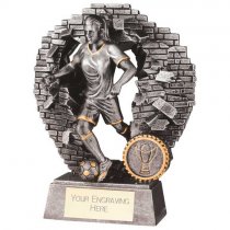 Blast Out Womens Football Resin Trophy | 160mm |