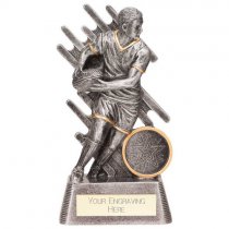 Focus Rugby Male Trophy Silver | 130mm | G24