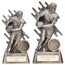 Focus Rugby Male Trophy Silver | 130mm | G24