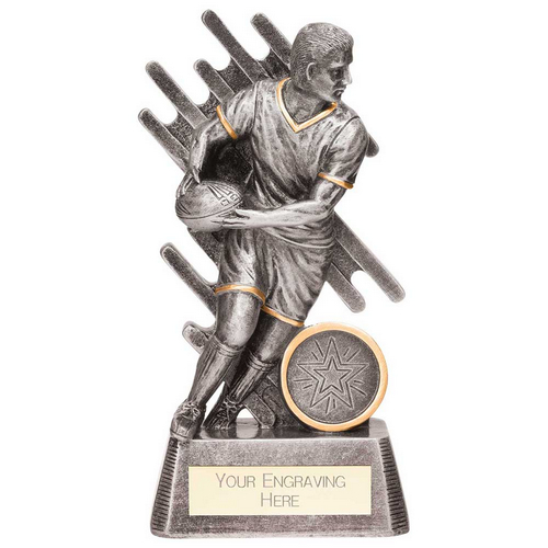 Focus Rugby Male Trophy Silver | 150mm | G24