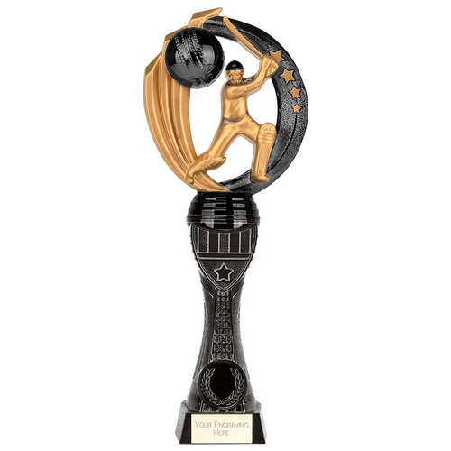 Renegade Heavyweight Cricket Trophy | Black | 250mm | G5