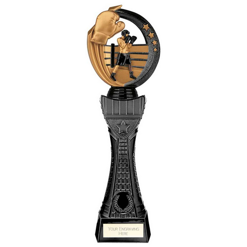 Renegade Heavyweight Boxing Trophy | Black | 310mm | G24