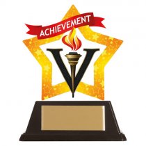 Mini-Star Achievement Acrylic Trophy Plaque | 100mm | G6