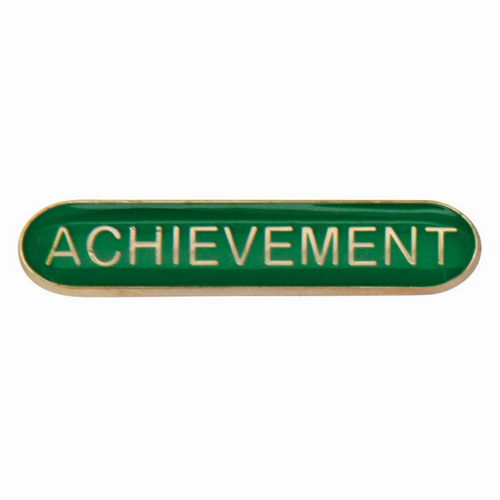 Scholar Bar Badge Achievement Green | 40mm |