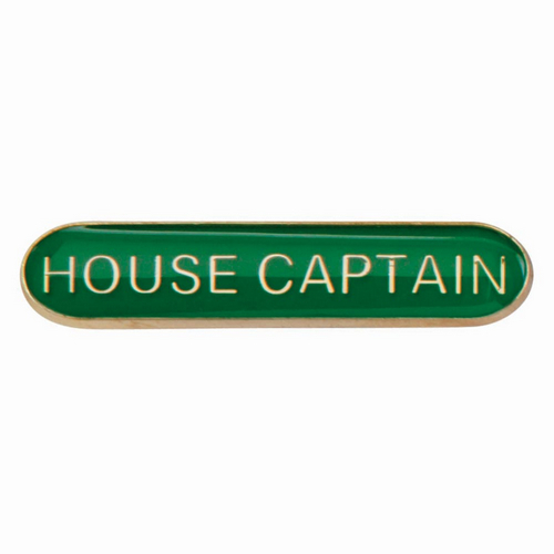 Scholar Bar Badge House Captain Green | 40mm |