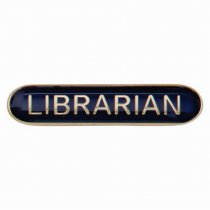 Scholar Bar Badge Librarian Blue | 40mm |