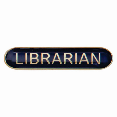 Scholar Bar Badge Librarian Blue | 40mm |